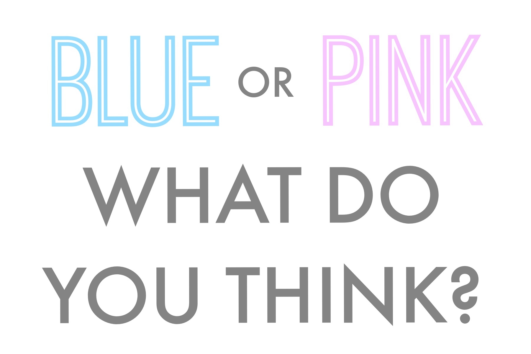 Gender Reveal Sign Free Printables