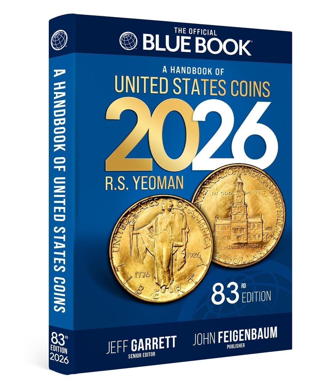 NEW 2026 Official Blue Book A Guide Of United States Coins US 