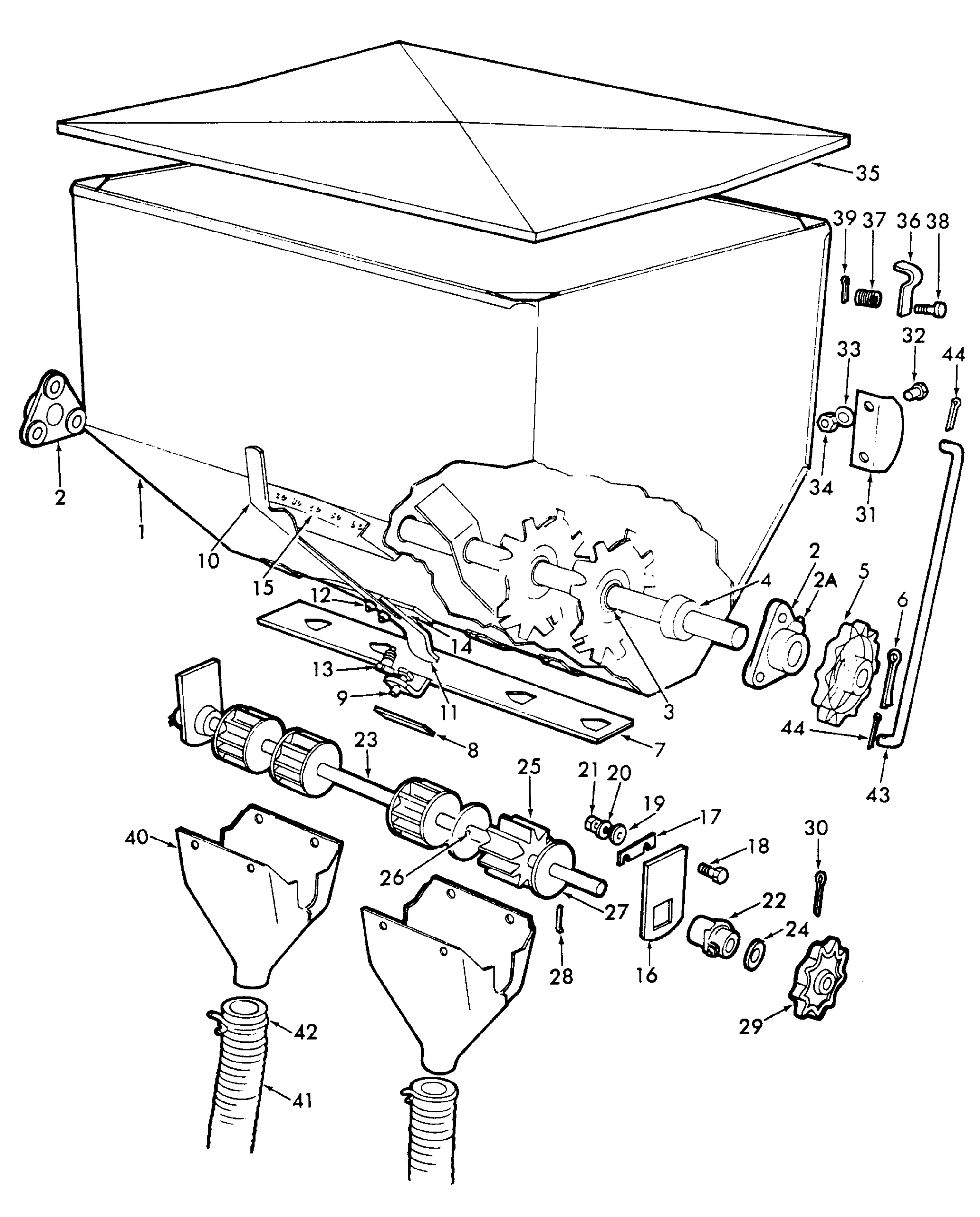 New Holland 309 SERIES FORD REAR LIFT PLANTER 03 57 12 79 Parts Diagrams