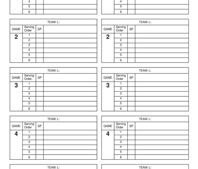 NFHS Libero Tracking Sheet Form Fill Online Printable Fillable
