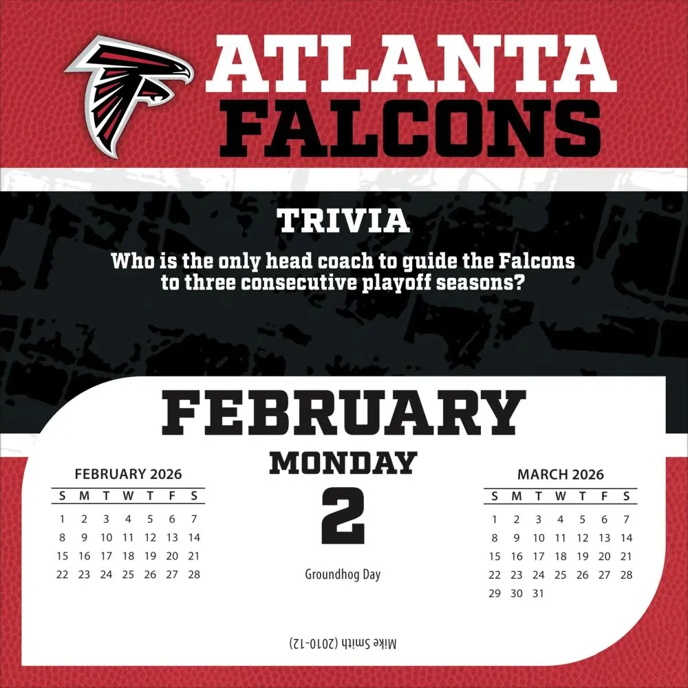 Atlanta Falcons 2026 Schedule Printable