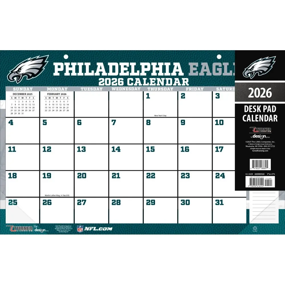 Eagles 2026 Printable Schedule