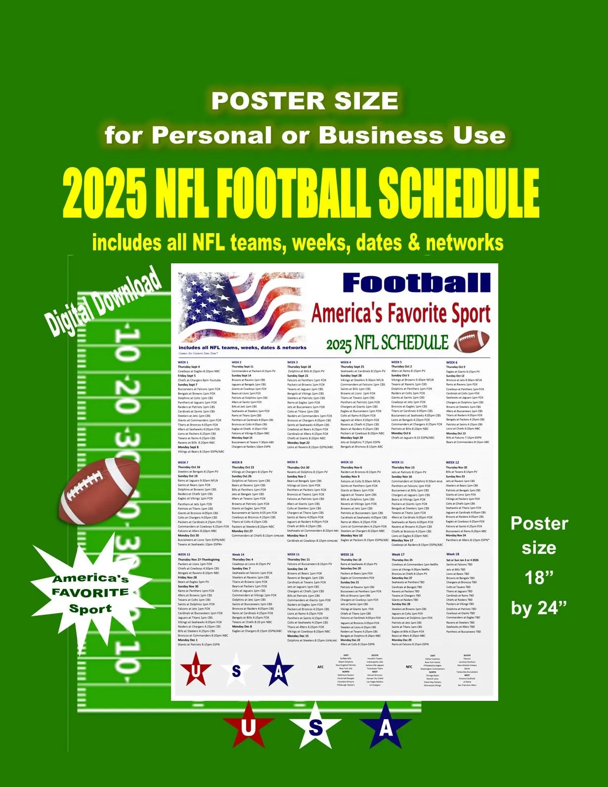 Printable Packers Schedule 2026 2027