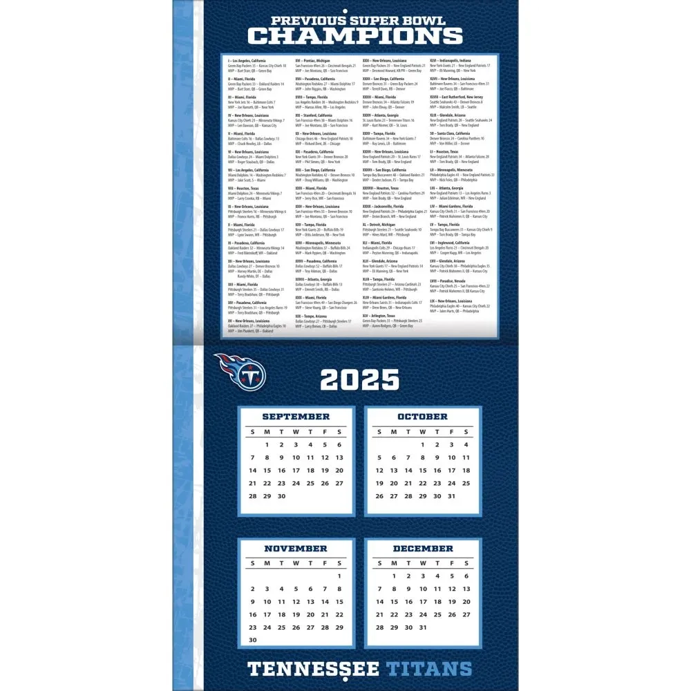 Printable Tennessee Titans 2026 Football Schedule Printable Tennessee Titans 2026 Football Schedule