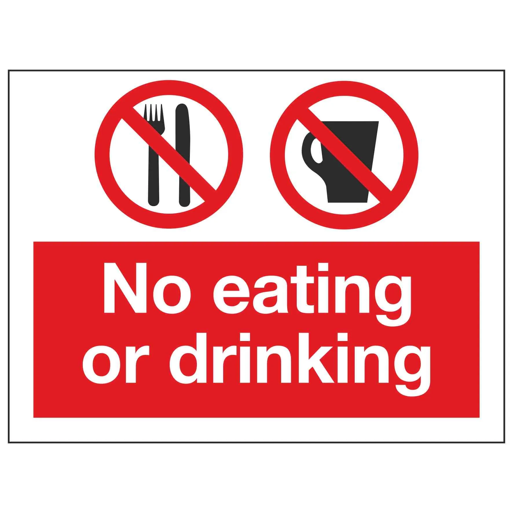 No Eating Or Drinking Printable Sign No Eating Or Drinking Printable Sign