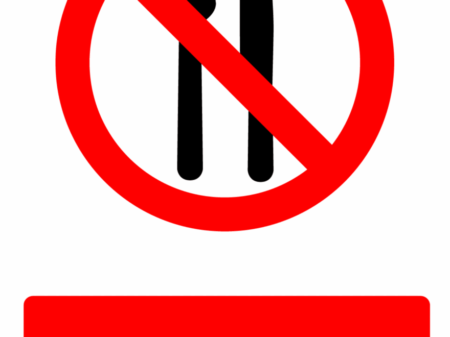 No Food Or Drink Signs Poster Template