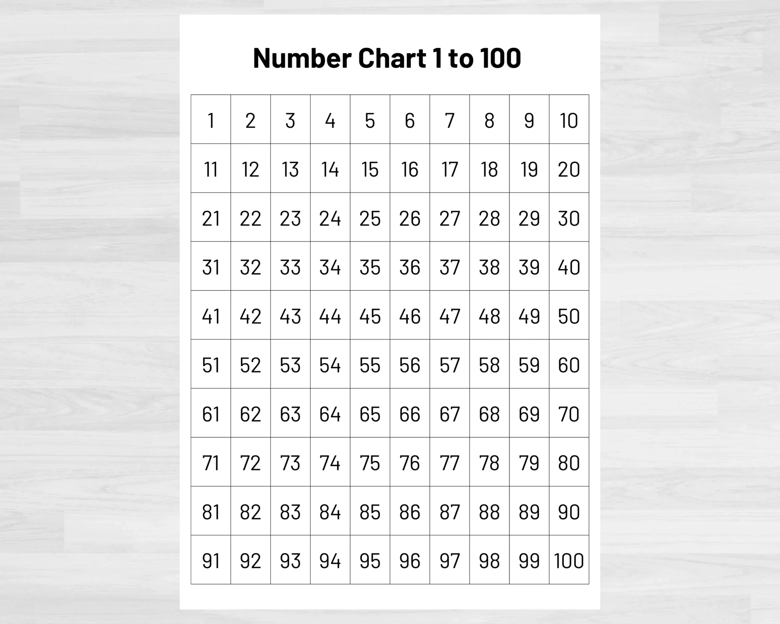 1 To 69 Printable List 1 To 69 Printable List