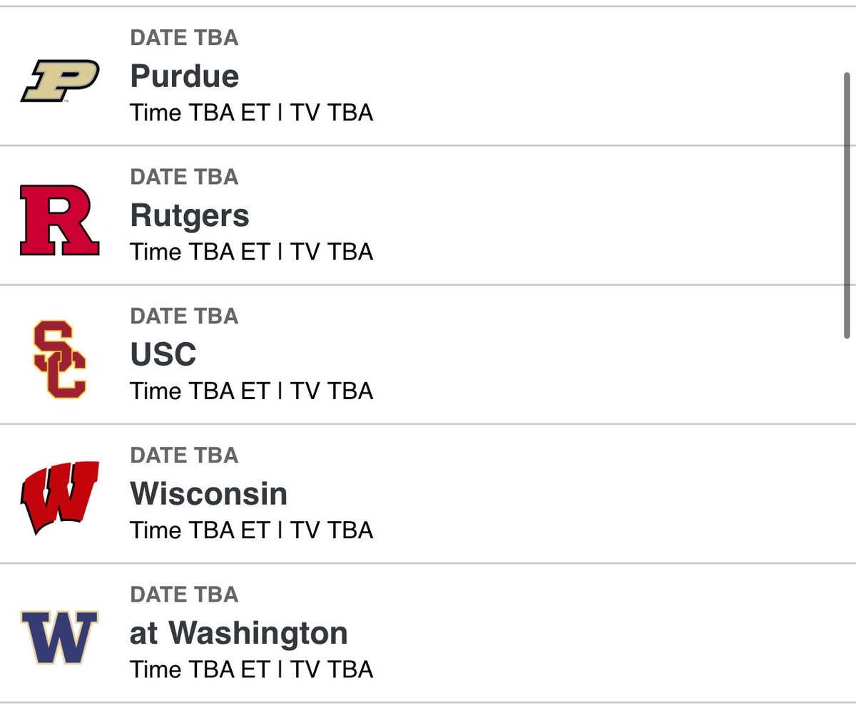 Printable Usc Football Schedule 2026