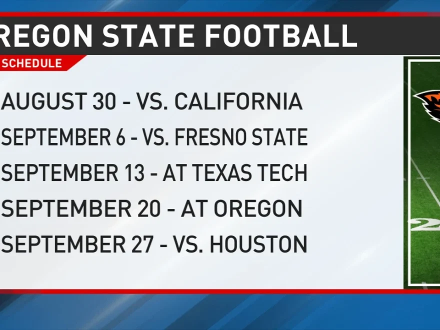 Oregon State Football To Play Washington State Twice During 2025