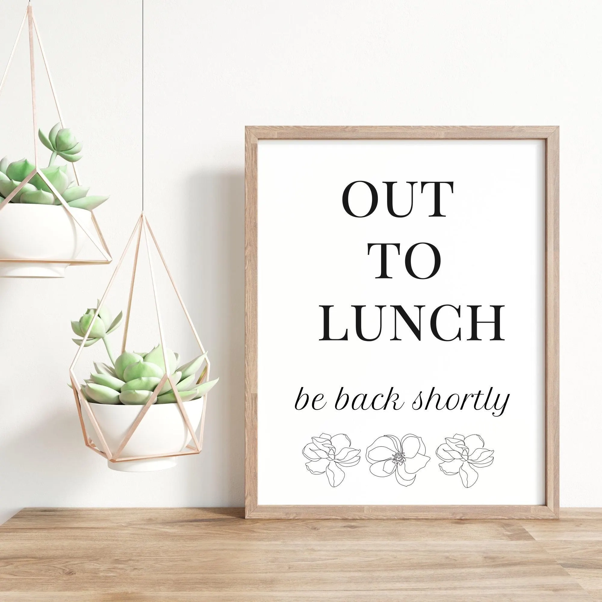 Out To Lunch Desk Sign On Break Sign Printable Office Sign Out To Lunch Printable Cubicle Sign Teacher Lunch Break Sign Out Of Office Etsy