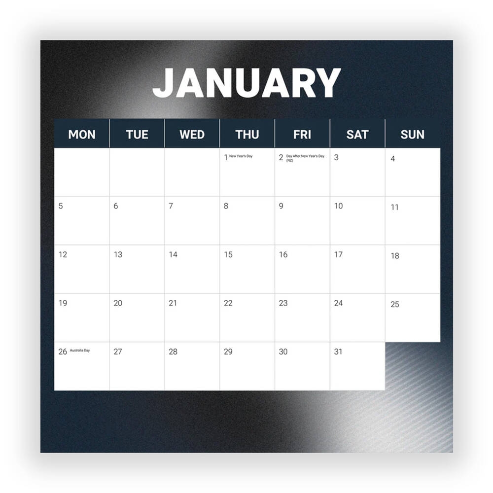 Panther Shop 2026 Penrith Panthers Calendar