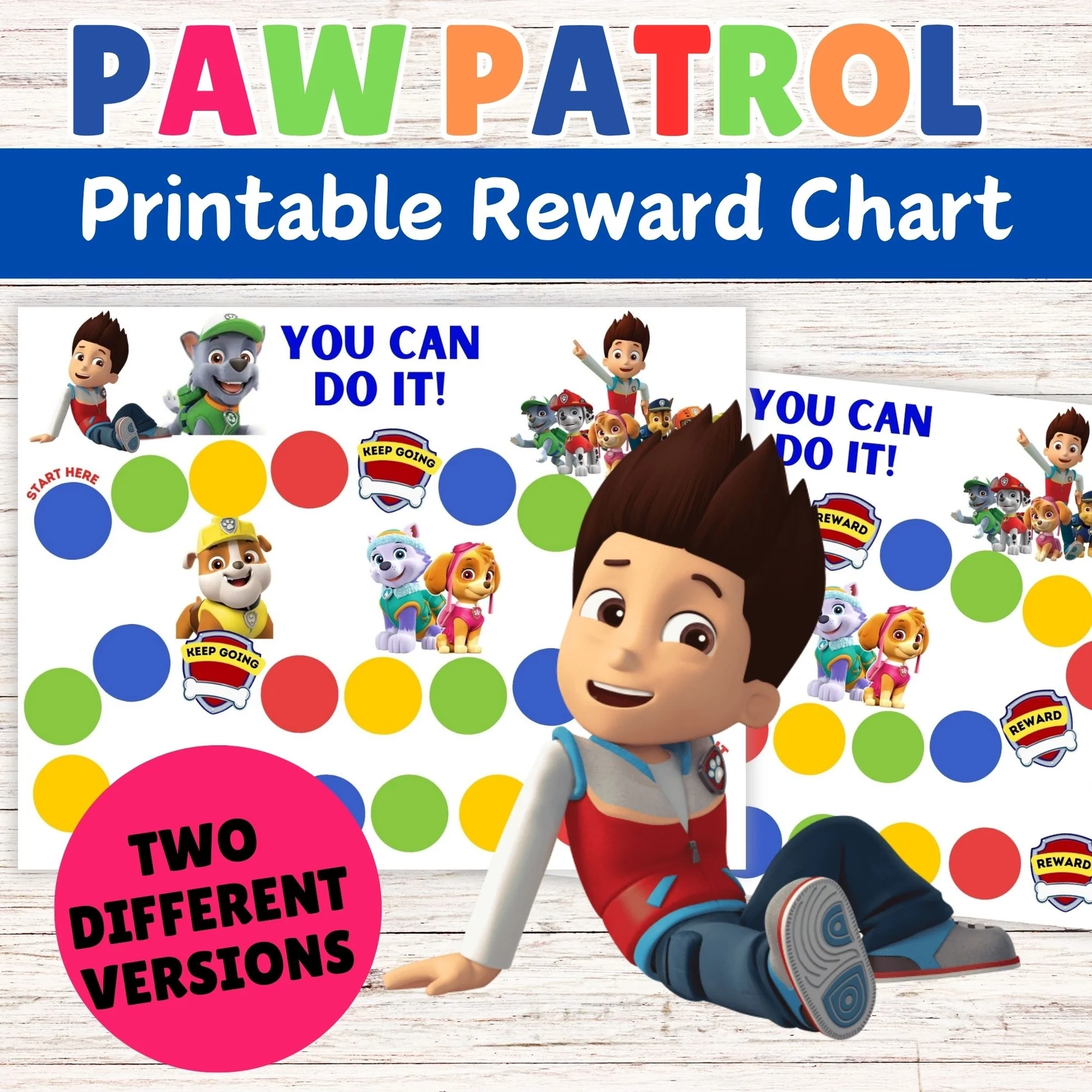 Paw Patrol Printable Behavior Charts Paw Patrol Printable Behavior Charts