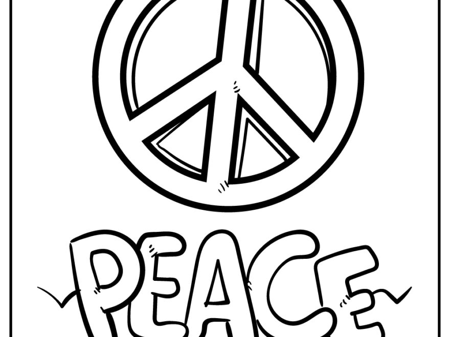Peace Coloring Pages 100 Free Printables