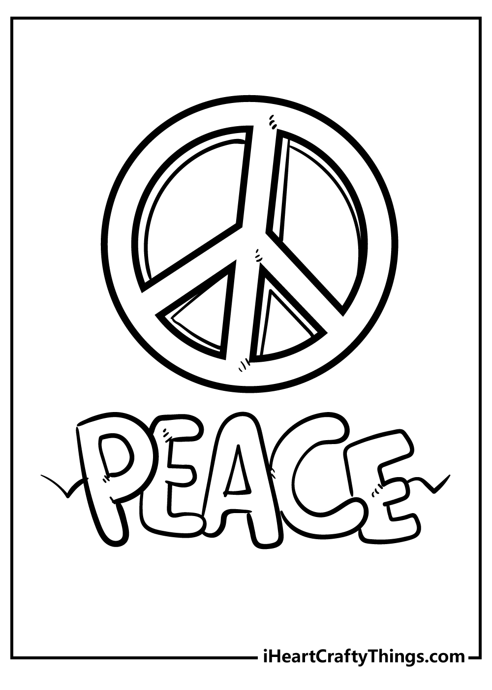 Peace Coloring Pages 100 Free Printables 