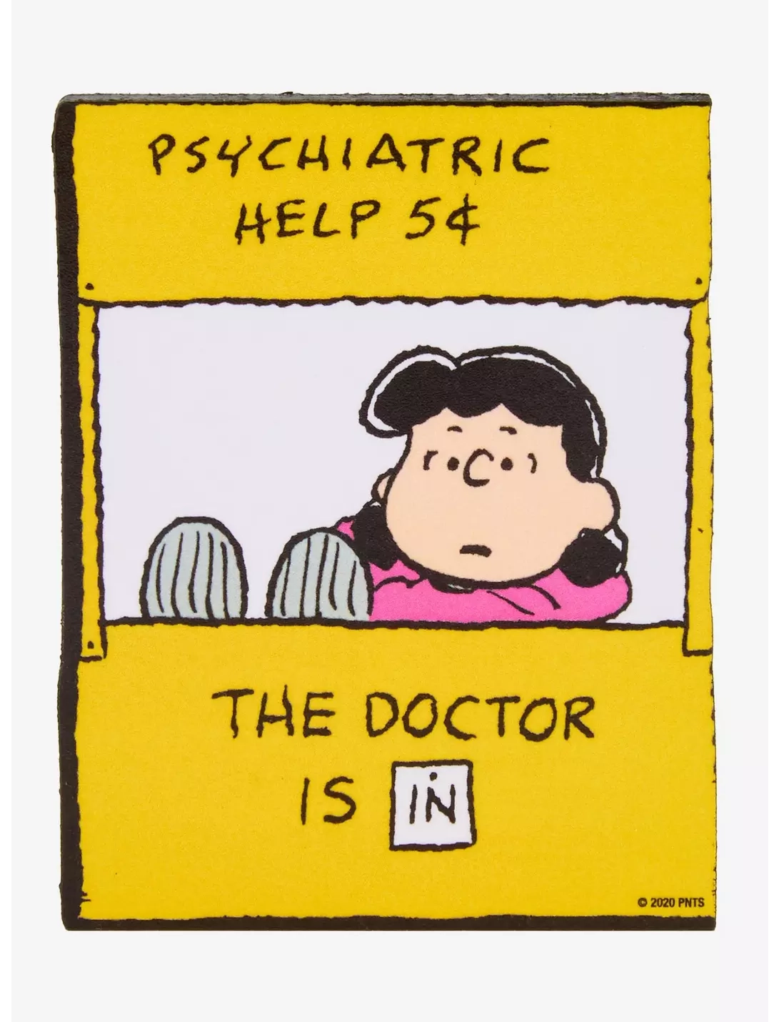 Peanuts Lucy Psychiatric Help Booth Chunky Magnet BoxLunch