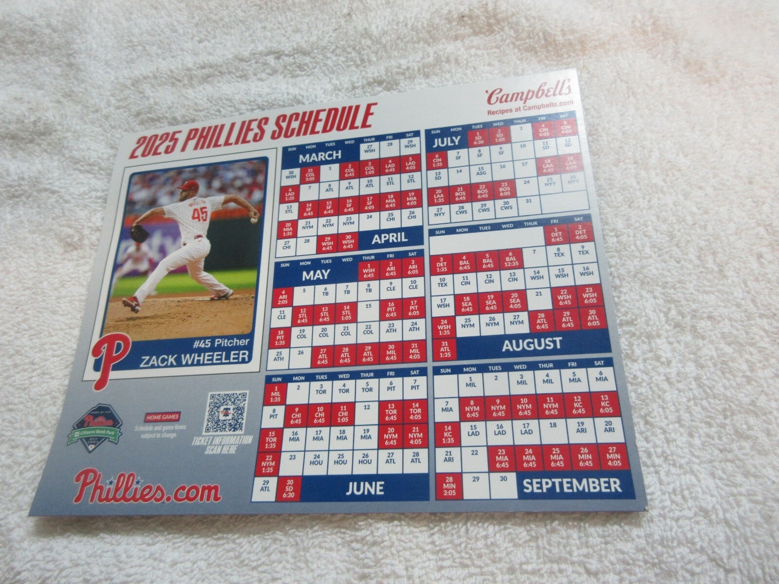 Phillies Tv Schedule 2025 Printable Free