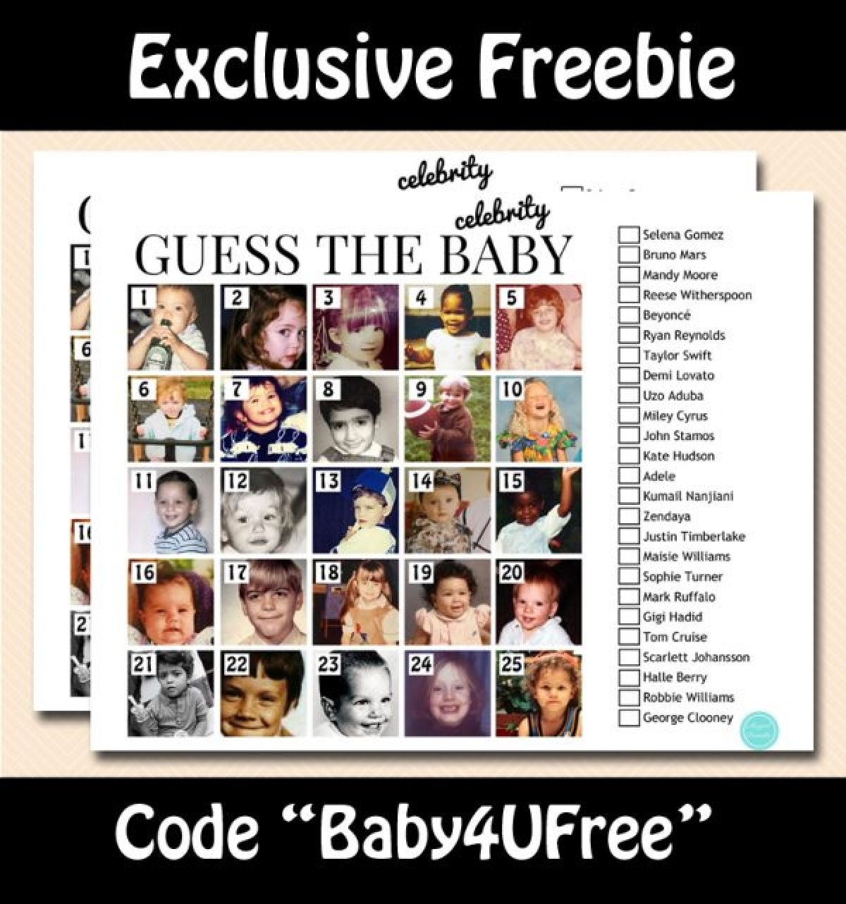 Childrens Picture Quiz Printable