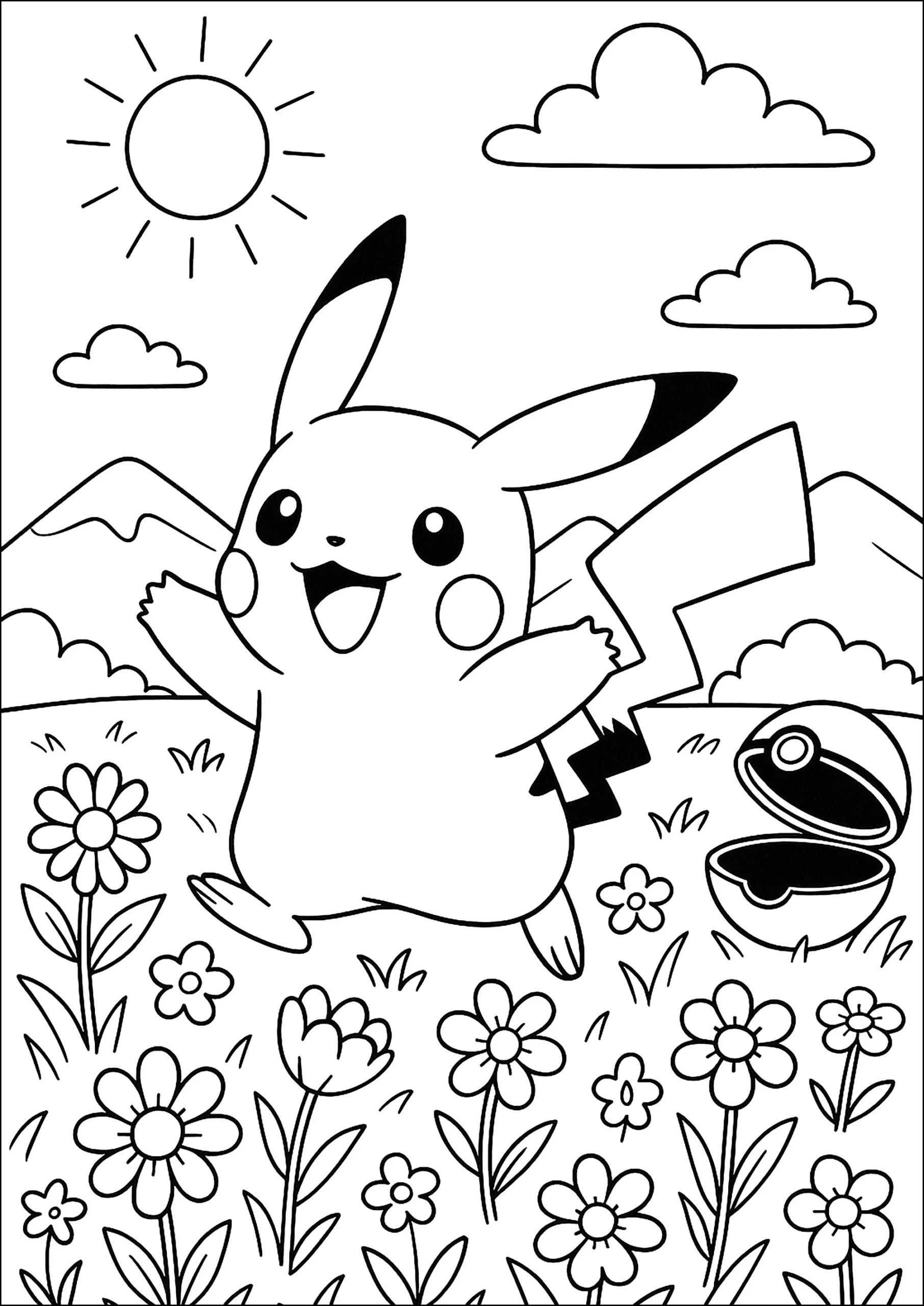 Pokemon Coloring Sheets Printable
