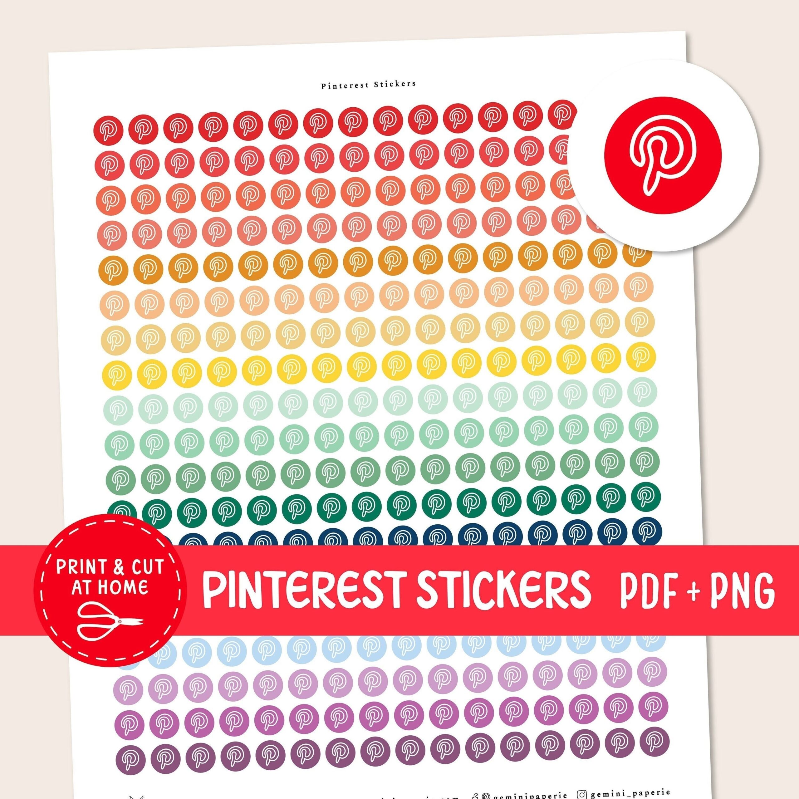 Planner Stickers Printable Pinterest