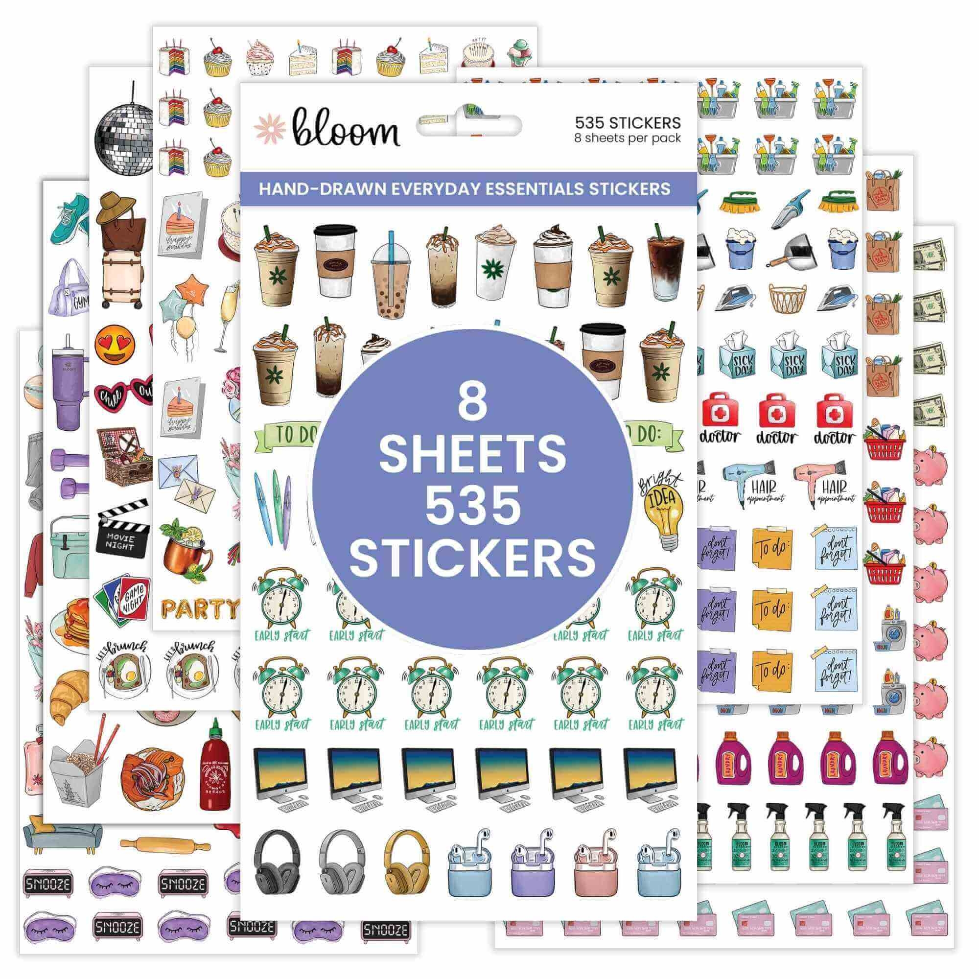 Free Printable Office Supplies Stickersfor Planner