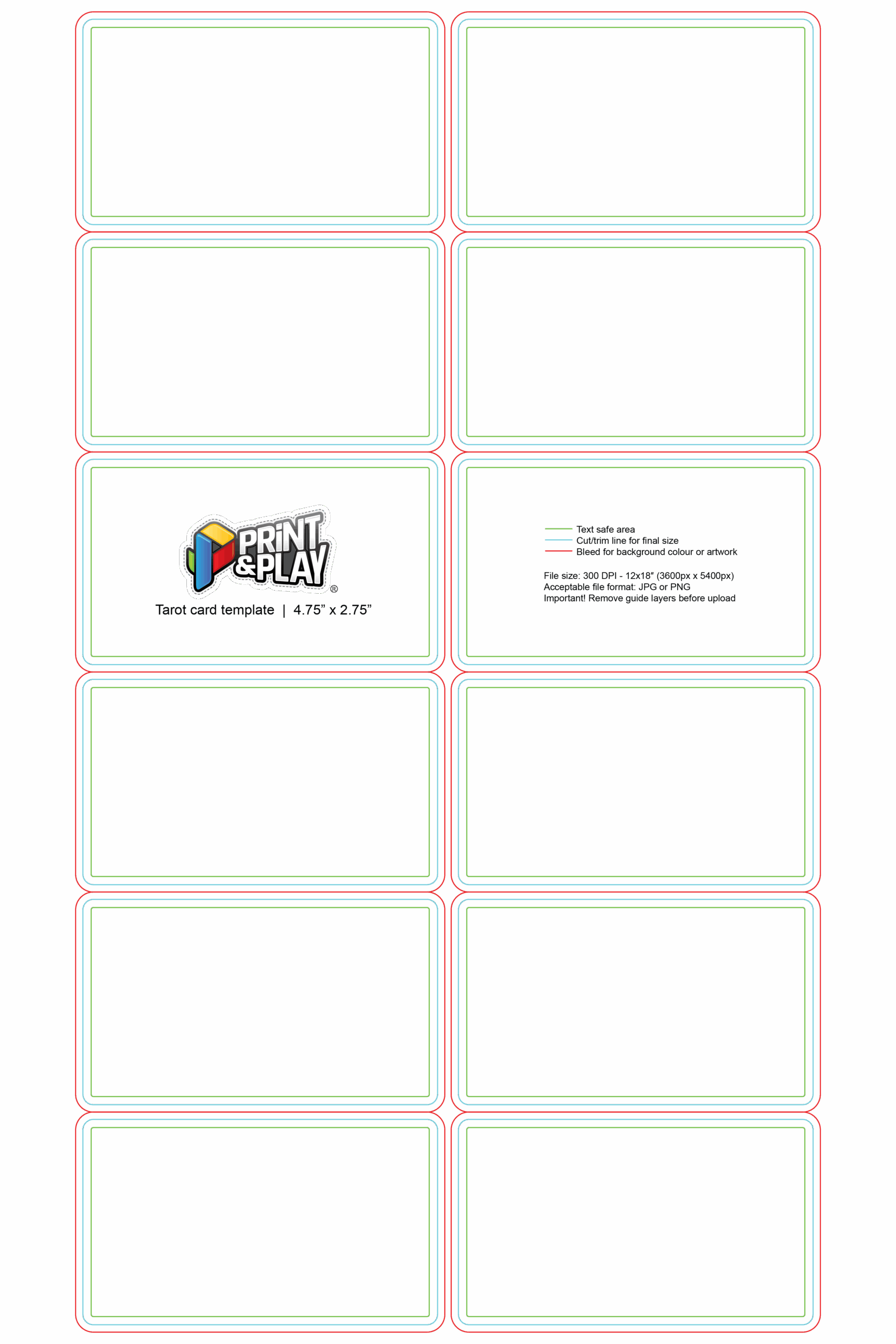 Playing Cards Formatting amp Templates Print amp Play Playing Cards Formatting amp Templates Print amp Play