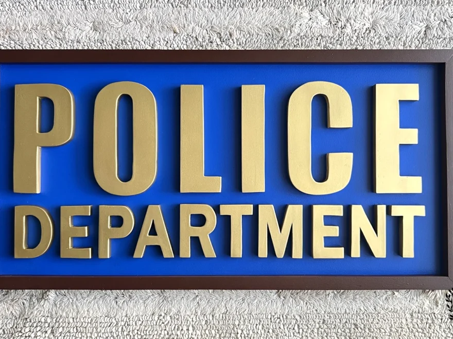 Police Department Custom Sign