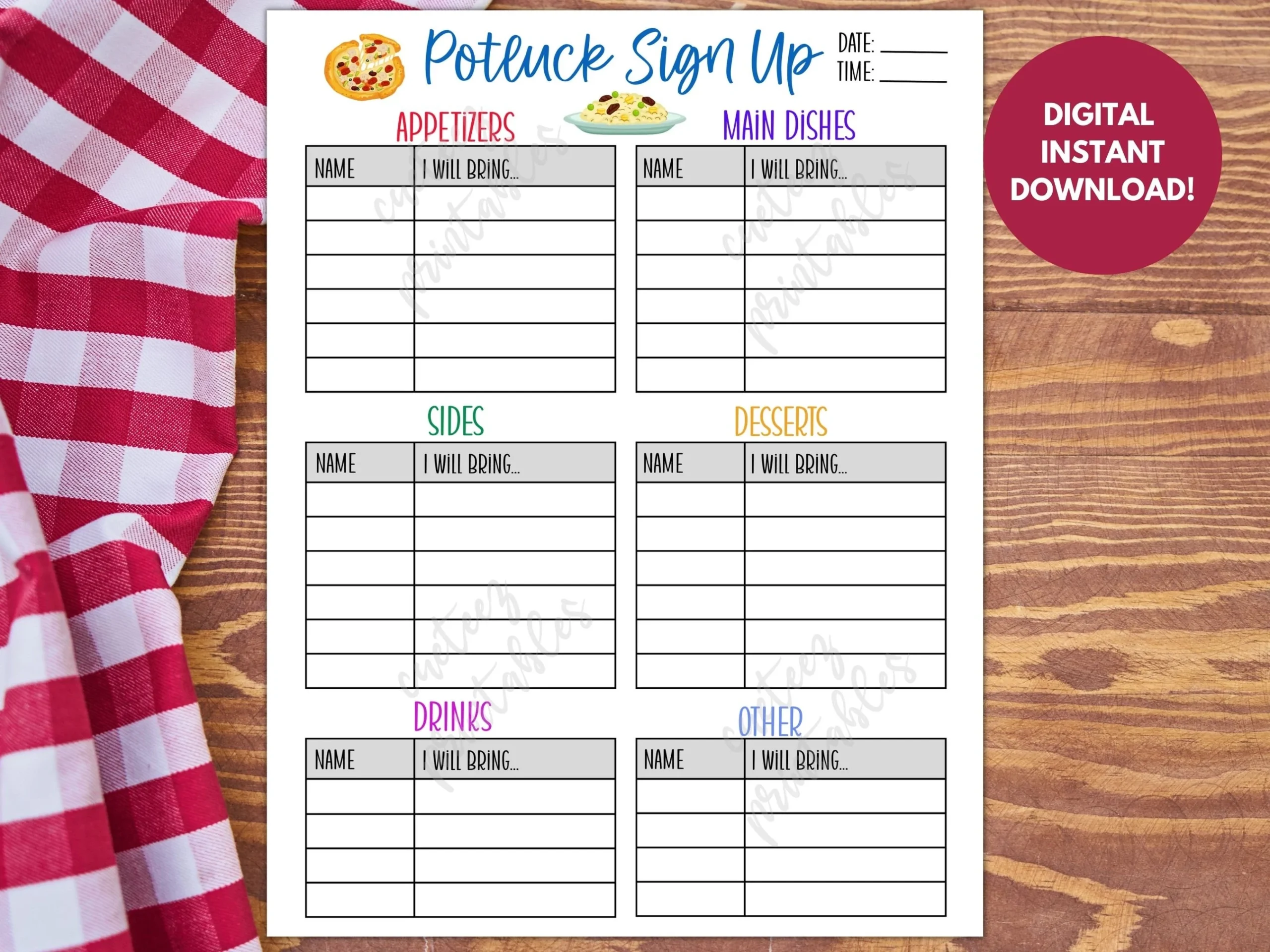 Potluck Sign Up Sheet Printable F r Potluck Party Sign Up For Potluck Sign Up Sheet Printable F r Potluck Party Sign Up For