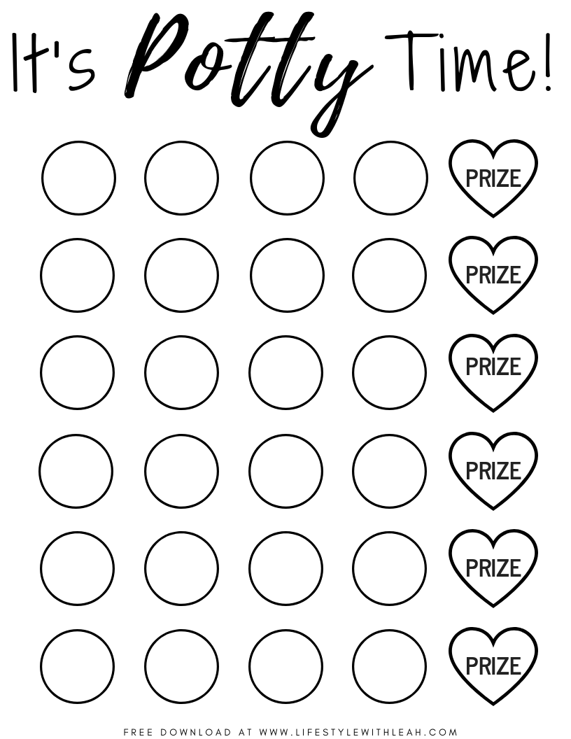 Free Printable Potty Training Sticker Charts Free Printable Potty Training Sticker Charts