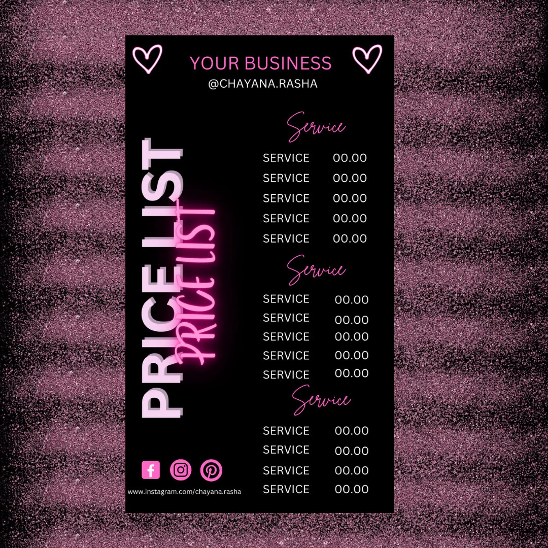 Printable Paparazzi Price List Printable Paparazzi Price List