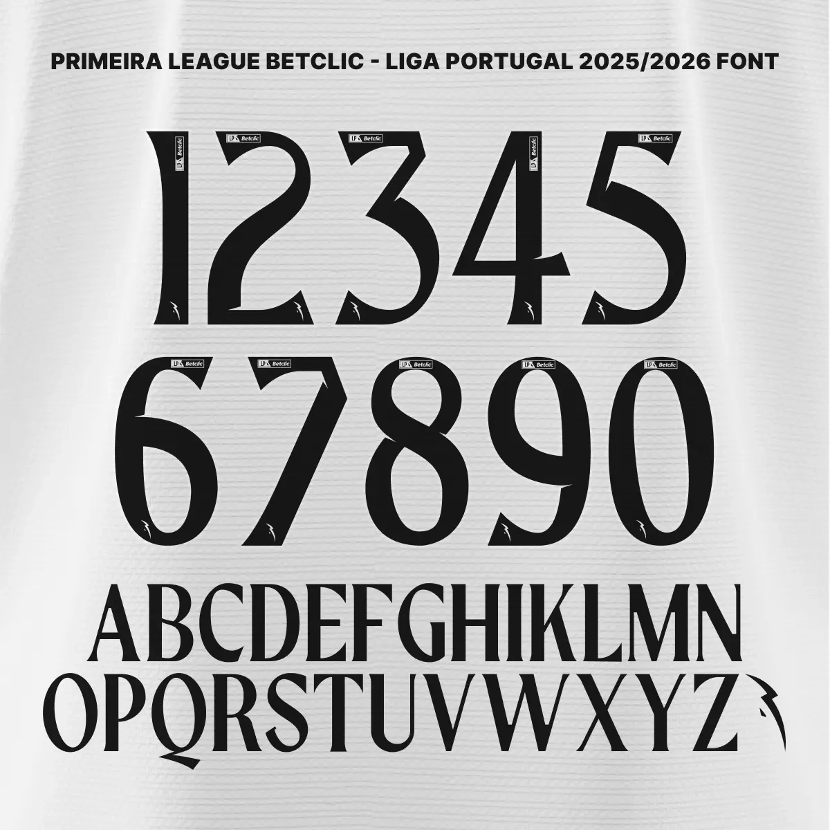 Primeira League 2025 2026 Font Kit
