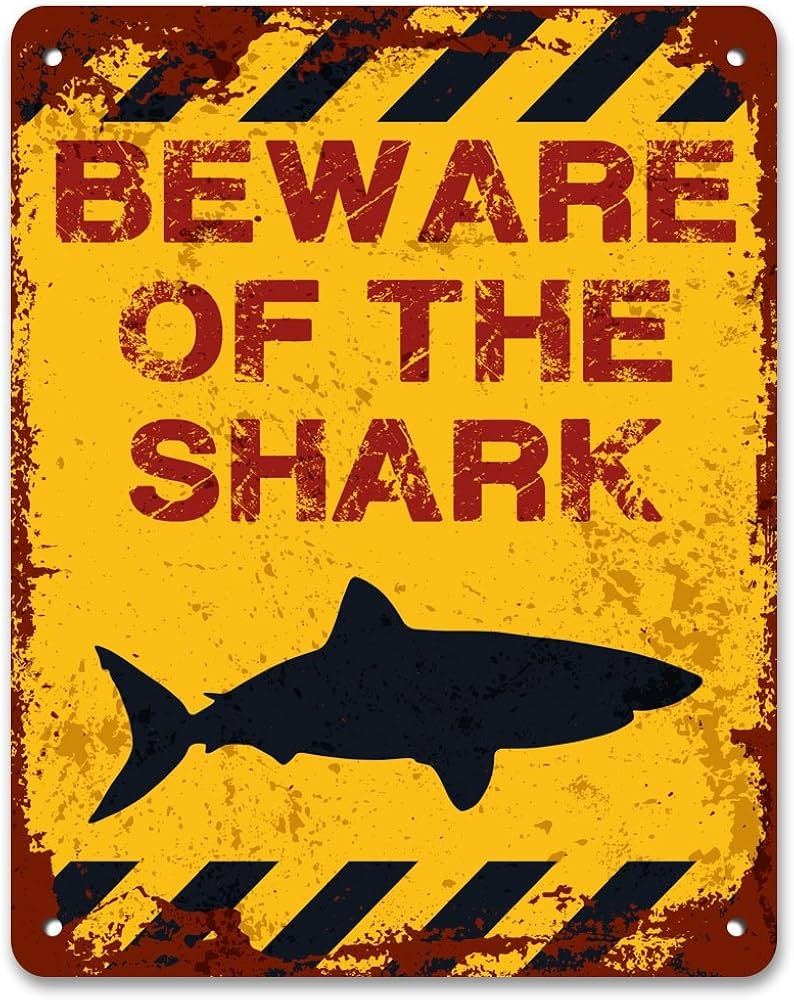 Printable Beware Of Shark Signs