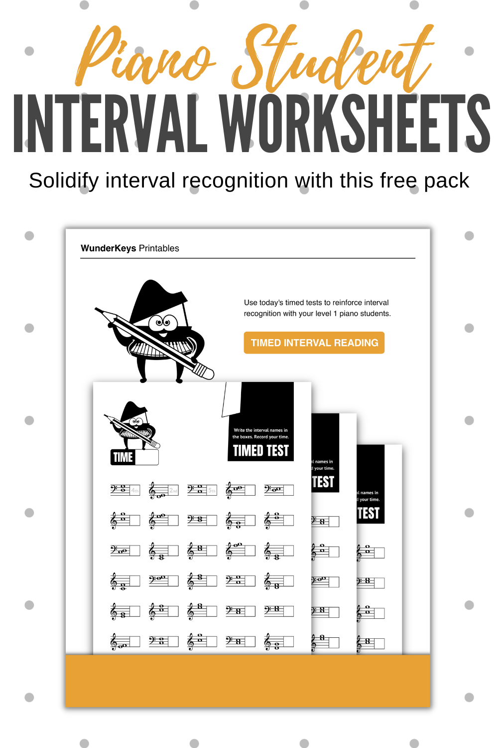 Print These Interval Reading Worksheets For Piano Students