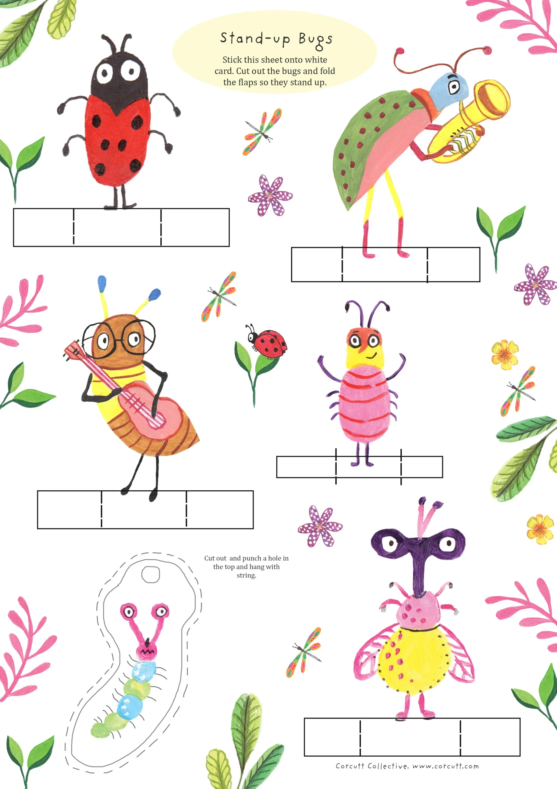 Printable Activity Sheets Corcutt Collective