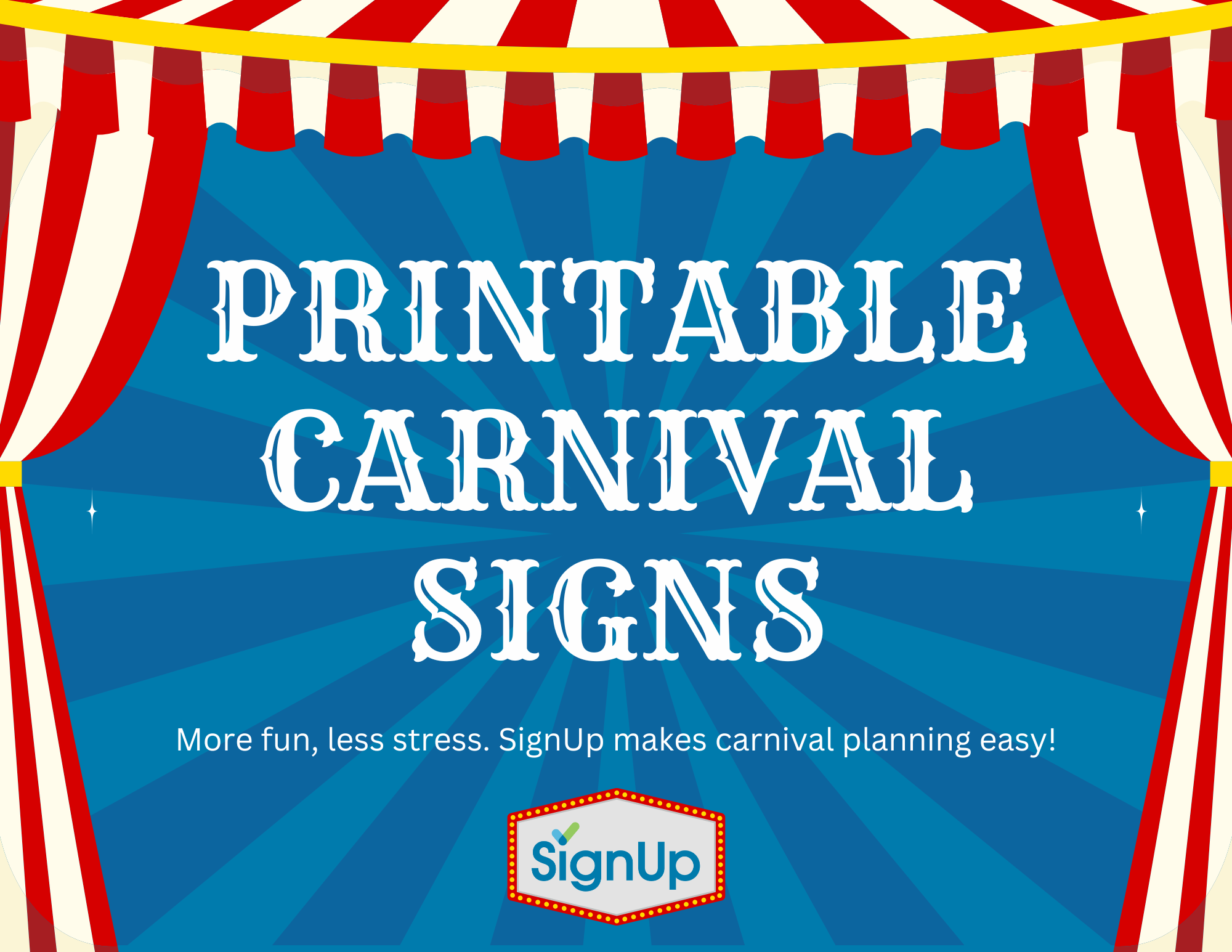 Printable Carnival Signs Free Festive Signage For Games Tickets Printable Carnival Signs Free Festive Signage For Games Tickets