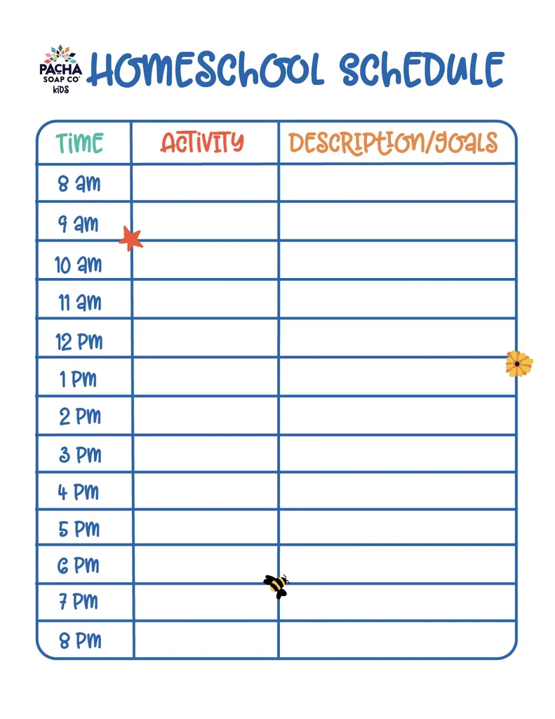 Printable Schedule For Teaching Literacy Printable Schedule For Teaching Literacy