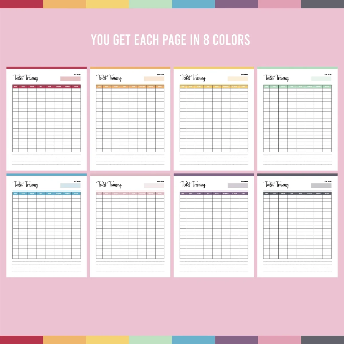 Printable Dog Training Business Planner 58 PAGE Downloadable PDF Plan Print Land