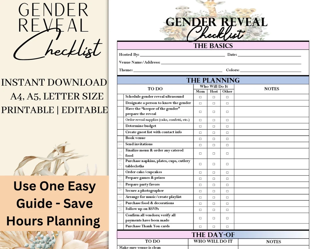 Printable List Of Genders