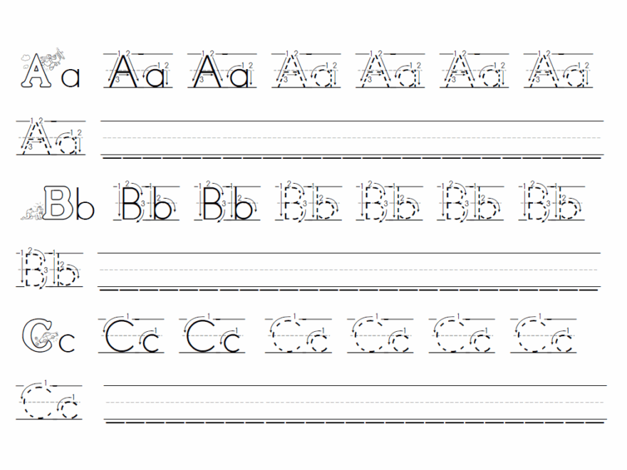 Printable Handwriting Paper Free Penmanship Practice Paper