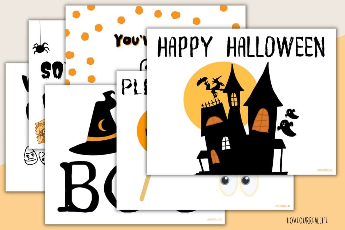 Printable Happy Halloween Signs Printable Happy Halloween Signs