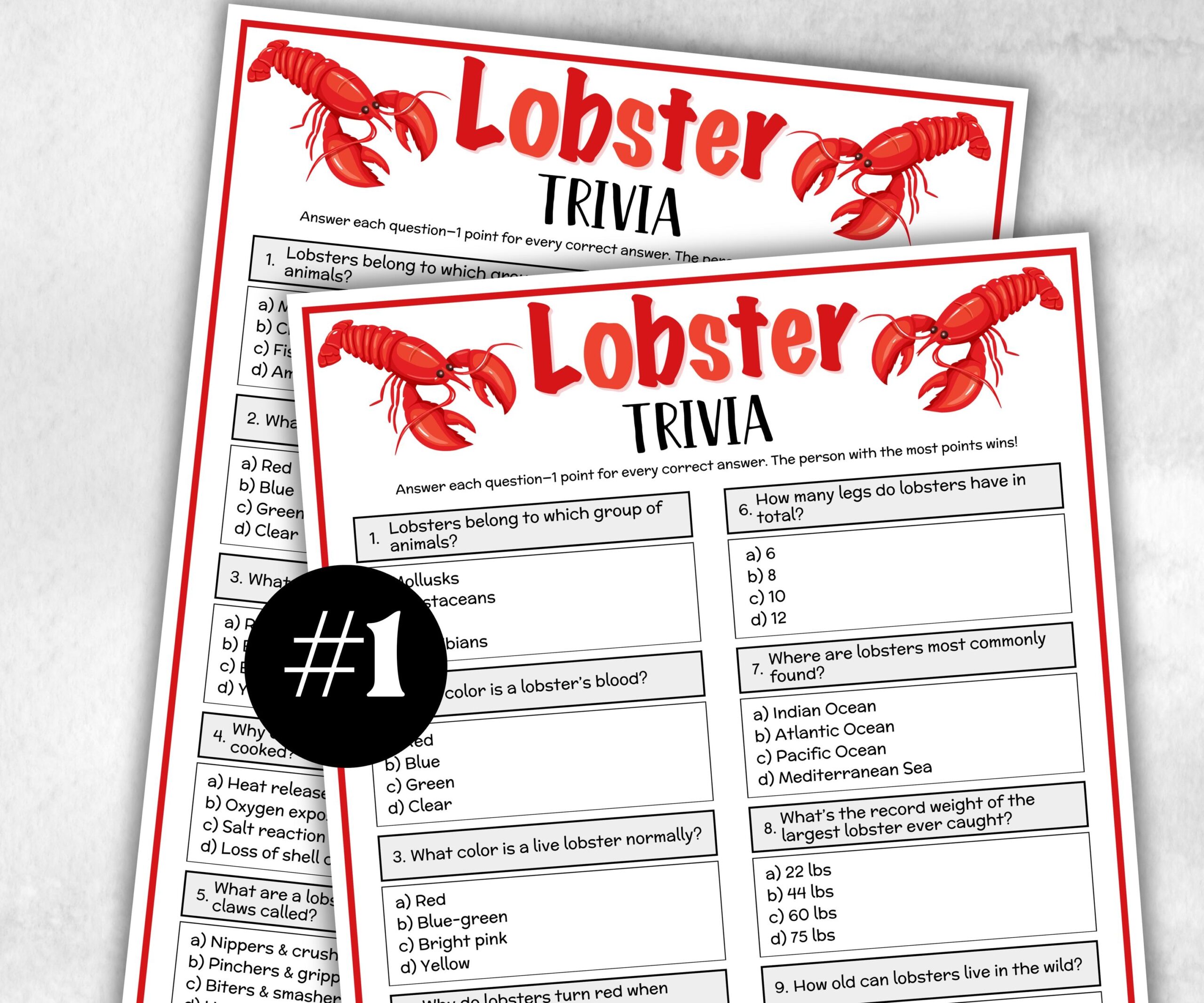 Printable Lobster Trivia Lobster Theme Birthday Seniors Trivia Night Summer Spring Sunday School Women Ministry Blue Crab Game Church Etsy Canada Printable Lobster Trivia Lobster Theme Birthday Seniors Trivia Night Summer Spring Sunday School Women Ministry Blue Crab Game Church Etsy Canada