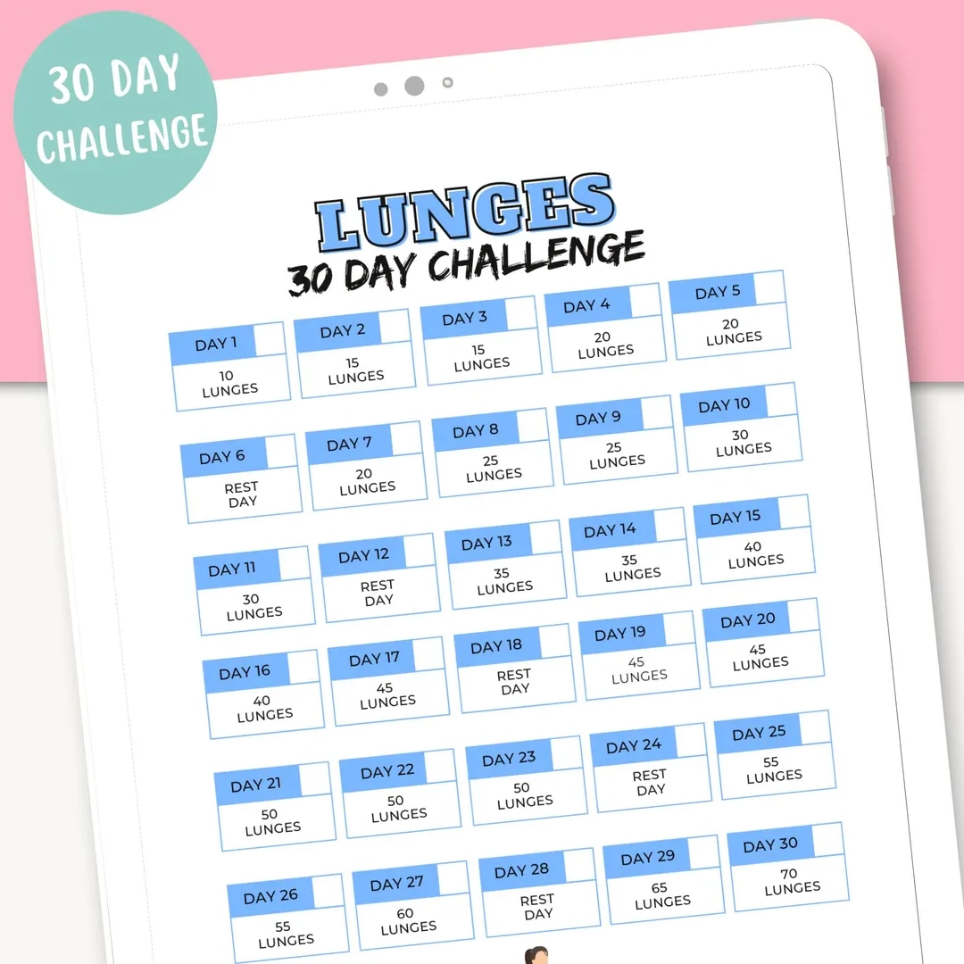 Printable Charts For Lunges Printable Charts For Lunges