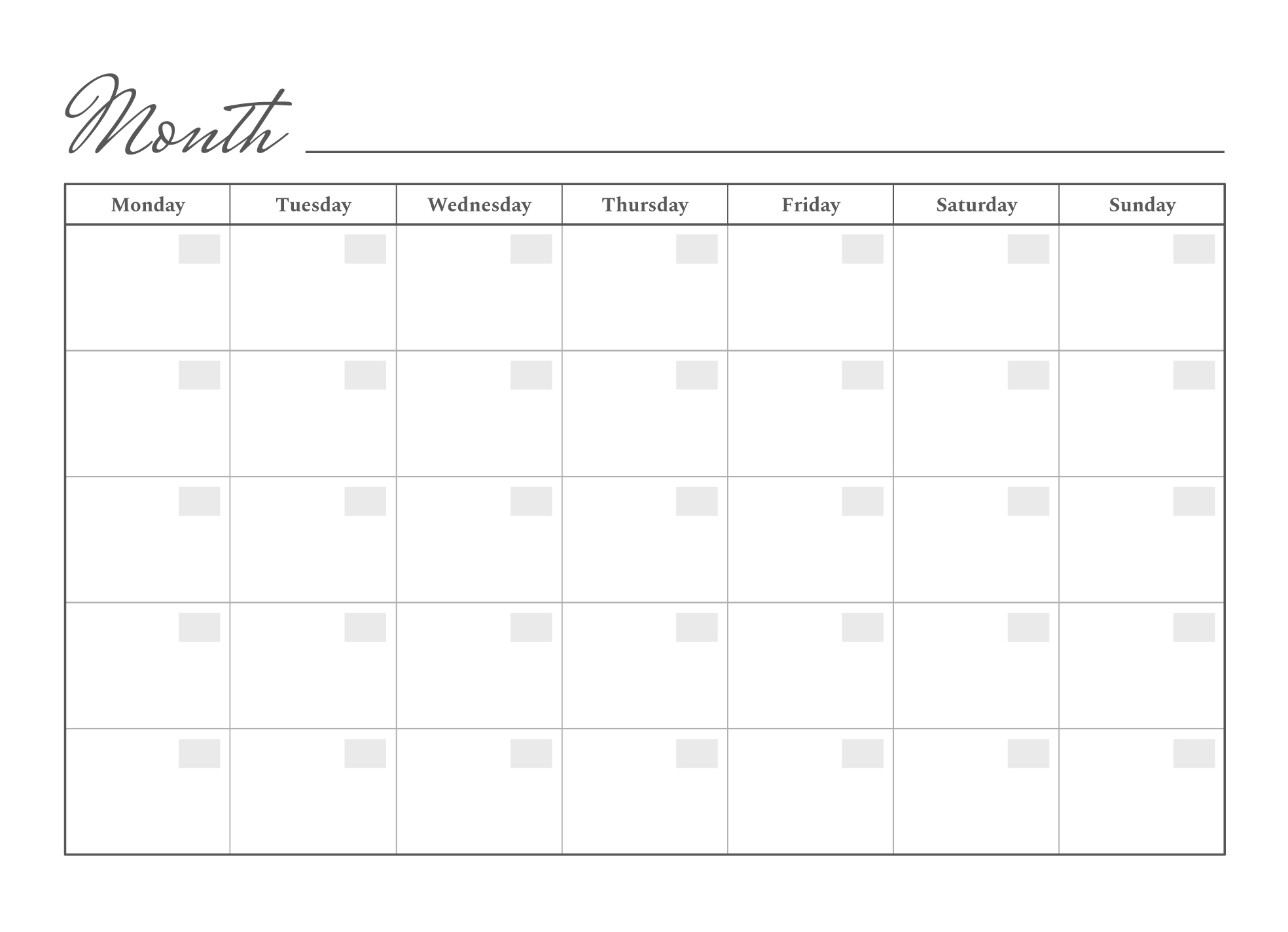 Free Printable Schedule Template Monthly Free Printable Schedule Template Monthly