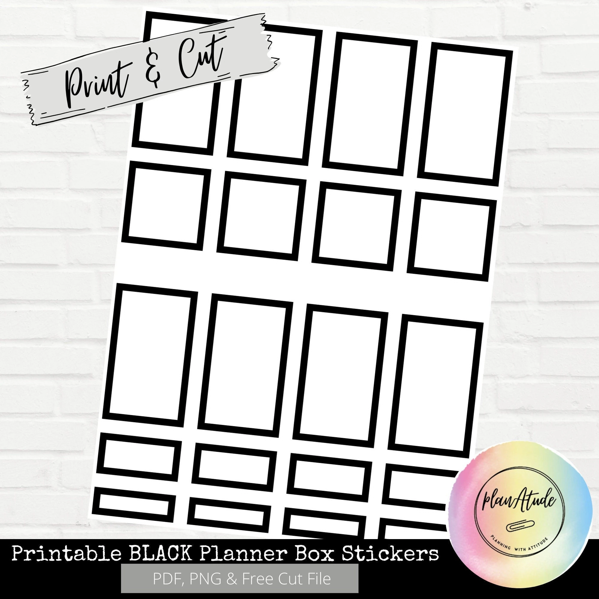 Printable Planner Box Stickers For Happy Planner Black Functional Printable Sticker Classic Vertical Etsy Printable Planner Box Stickers For Happy Planner Black Functional Printable Sticker Classic Vertical Etsy