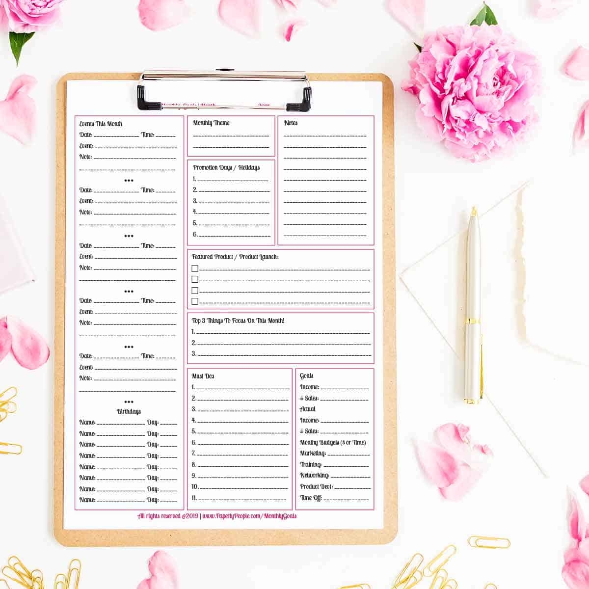 Arc Planner Cover Printable