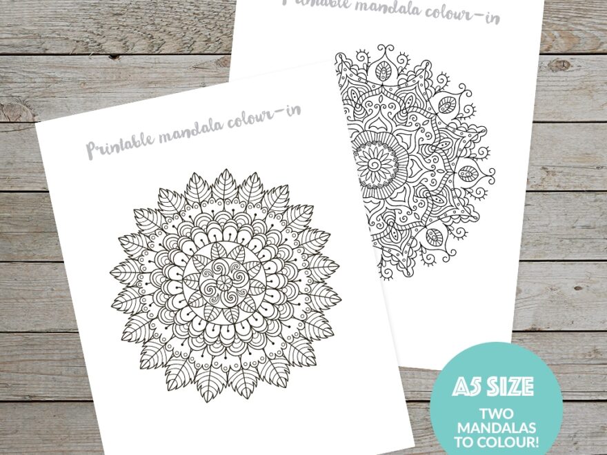 Printable Planner Kit Stickers Banners Mandalas Free Download