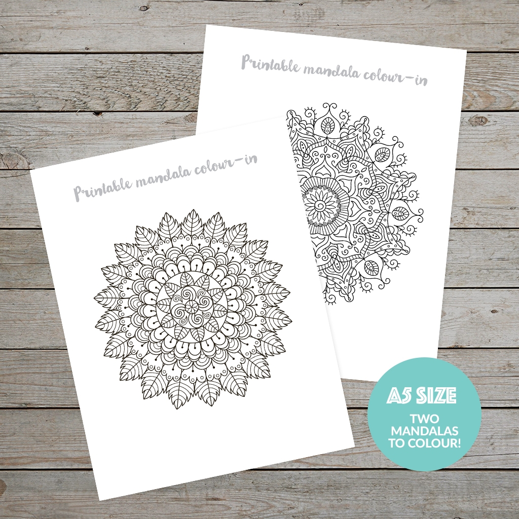 Printable Planner Kit Stickers Banners Mandalas Free Download