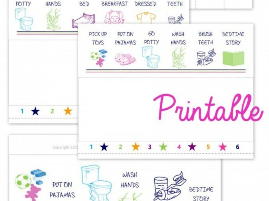 Printable Preschool Chore Charts