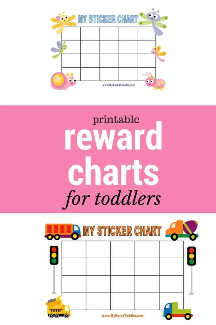 Printable Reward Charts My Bored Toddler Printable Reward Charts My Bored Toddler