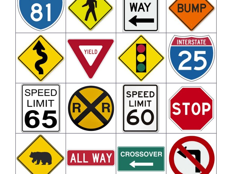 Printable Road Signs 30 Cards To Cut Out Memozor