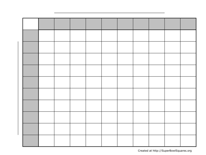 Printable Super Bowl Squares Grids Ready To Use